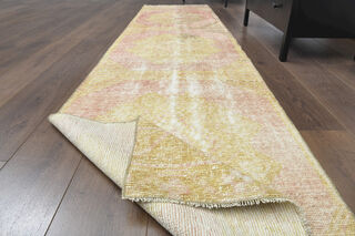 Antique Oushak Runner Rug - Thumbnail