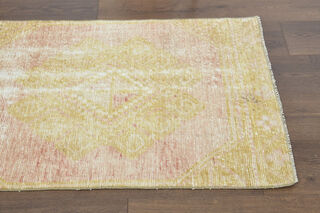 Antique Oushak Runner Rug - Thumbnail