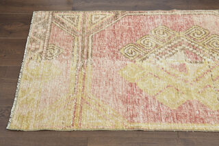 Antique Oushak Runner Rug - Thumbnail