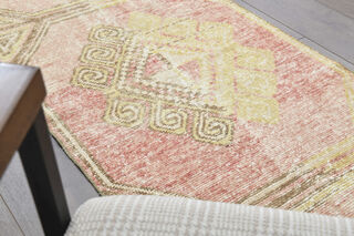 Antique Oushak Runner Rug - Thumbnail