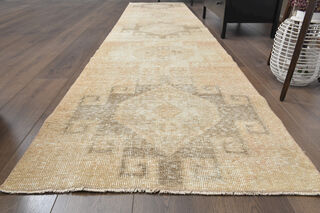 Vintage Turkish Runner Rug - Thumbnail