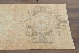 Vintage Turkish Runner Rug - Thumbnail