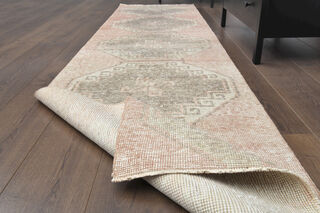 Vintage Turkish Runner Rug - Thumbnail