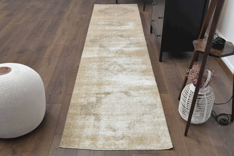 Distressed Turkish Runner Rug