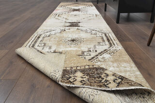 Vintage Turkish Runner Rug - Thumbnail