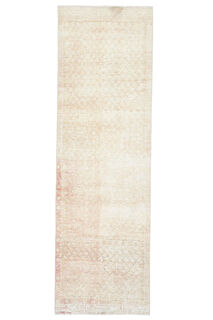 Antique Neutral Runner Rug - Thumbnail