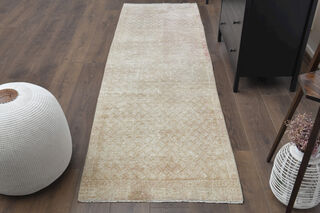 Antique Neutral Runner Rug - Thumbnail