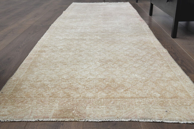 Antique Neutral Runner Rug