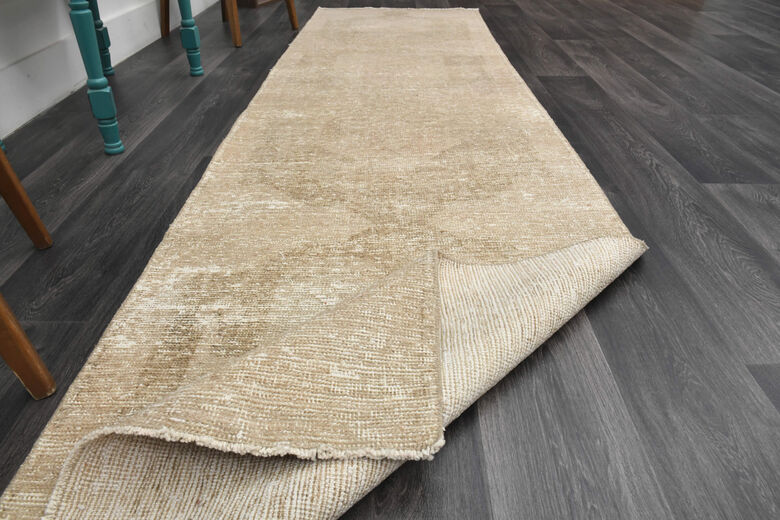 Antique Neutral Runner Rug