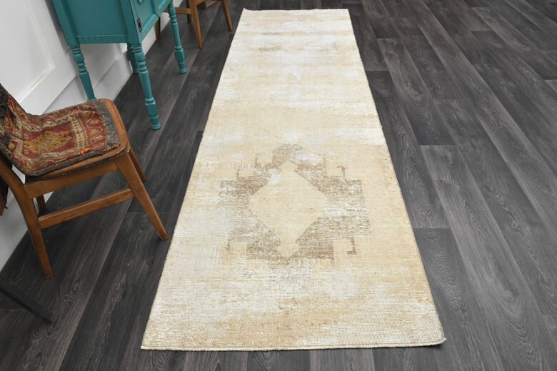 Neutral Vintage Turkish Runner