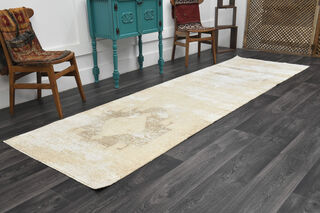 Neutral Vintage Turkish Runner - Thumbnail