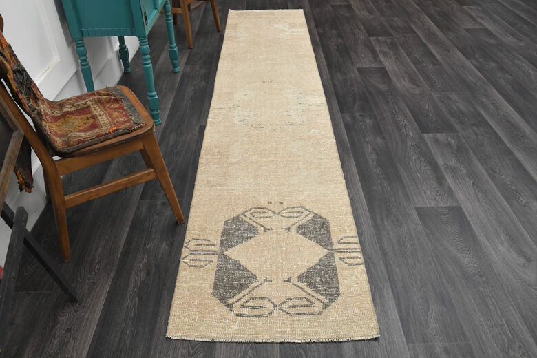 Neutral Vintage Runner Rug