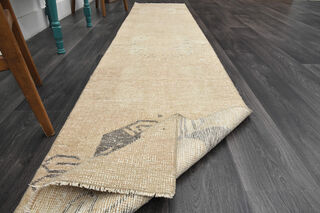 Neutral Vintage Runner Rug - Thumbnail