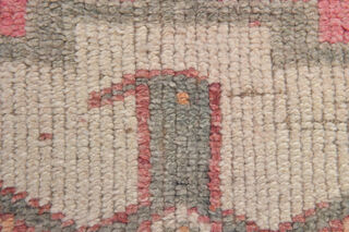 Eagle - Pink Hand-Knotted Runner Rug - Thumbnail