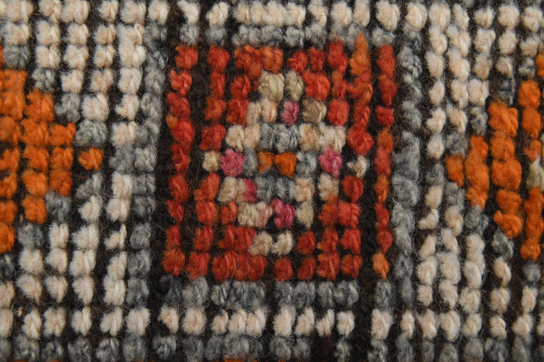 Turkish Vintage Runner Anatolian Rug
