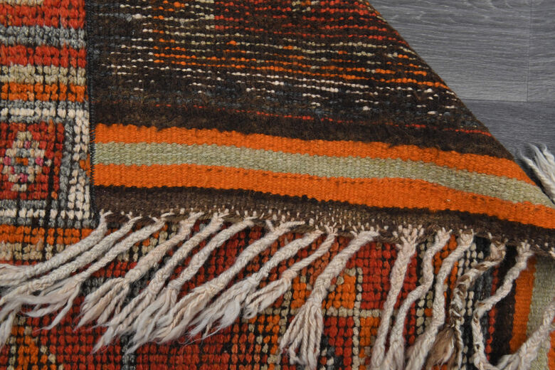 Turkish Vintage Runner Anatolian Rug