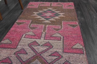 Vintage Turkish Runner Rug - Thumbnail