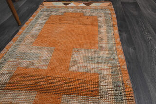 Vintage Turkish Runner Rug - Thumbnail