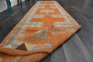 Vintage Turkish Runner Rug - Thumbnail