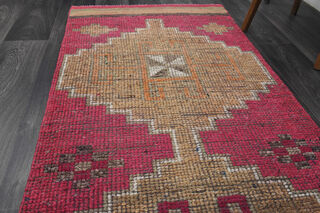 Vintage Turkish Runner Rug - Thumbnail