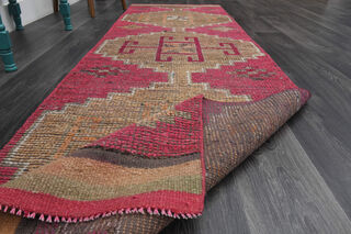 Vintage Turkish Runner Rug - Thumbnail