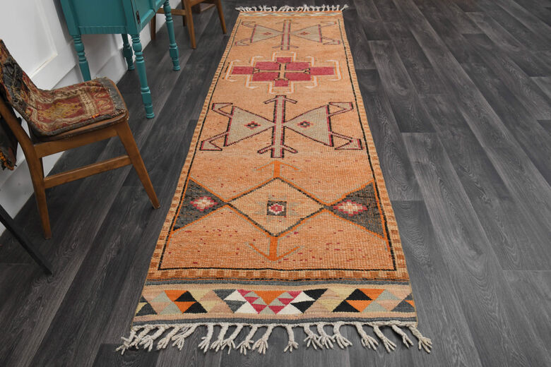 Tasseled Turkish Runner Rug