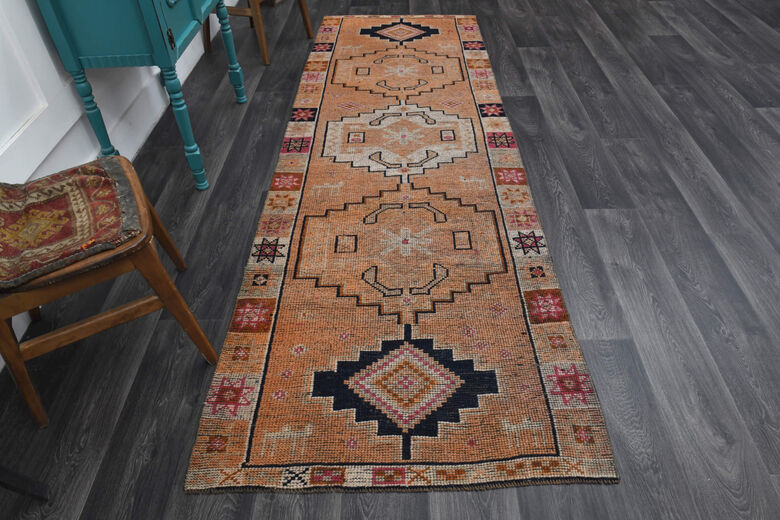 Handwoven Turkish Runner Rug