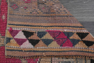 Hand-Knotted Vintage Anatolian Runner Rug - Thumbnail