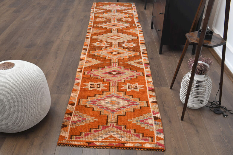 Handwoven Vintage Runner Rug