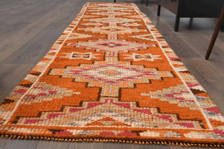 Handwoven Vintage Runner Rug