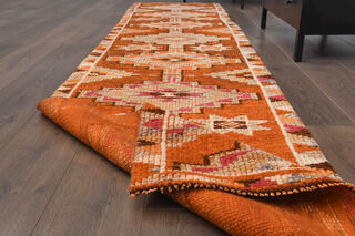 Handwoven Vintage Runner Rug - Thumbnail