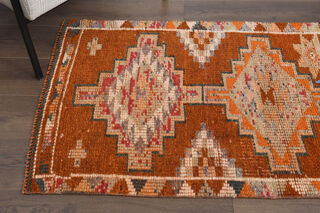 Handwoven Vintage Runner Rug - Thumbnail