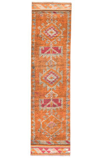 Handwoven Vintage Runner Rug - Thumbnail