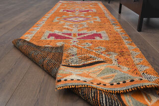 Handwoven Vintage Runner Rug - Thumbnail