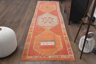 Handwoven Vintage Runner Rug - Thumbnail