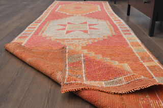 Handwoven Vintage Runner Rug - Thumbnail