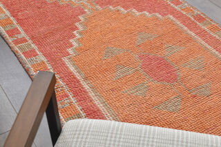 Handwoven Vintage Runner Rug - Thumbnail