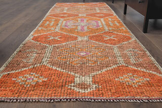 Turkish Vintage Runner Rug - Thumbnail