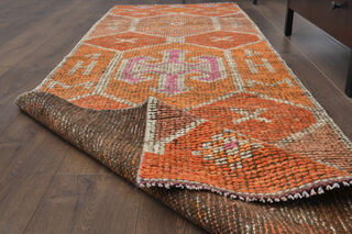 Turkish Vintage Runner Rug - Thumbnail