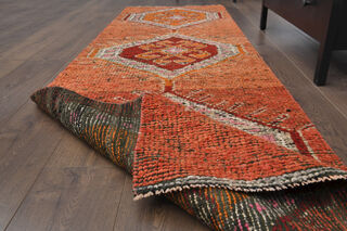 Turkish Vintage Runner Rug - Thumbnail