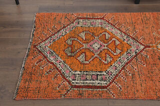 Turkish Vintage Runner Rug - Thumbnail