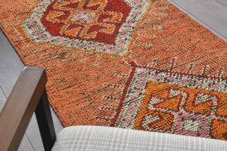 Turkish Vintage Runner Rug - Thumbnail