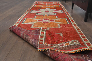 Turkish Vintage Runner Rug - Thumbnail