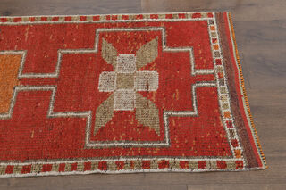 Turkish Vintage Runner Rug - Thumbnail