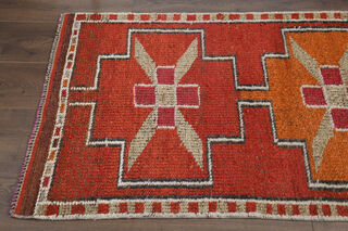 Turkish Vintage Runner Rug - Thumbnail