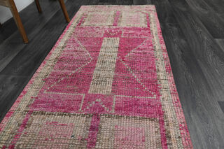 Turkish Vintage Runner Rug - Thumbnail