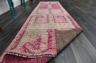 Turkish Vintage Runner Rug - Thumbnail