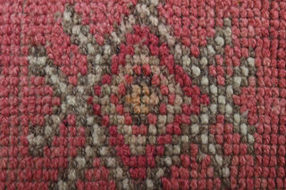 Handmade Pink Runner Rug - Thumbnail