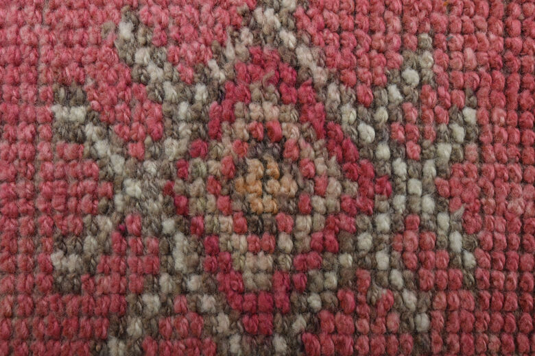 Handmade Pink Runner Rug