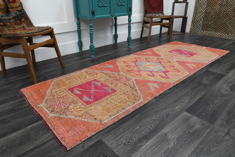 Handmade Vintage Runner Rug